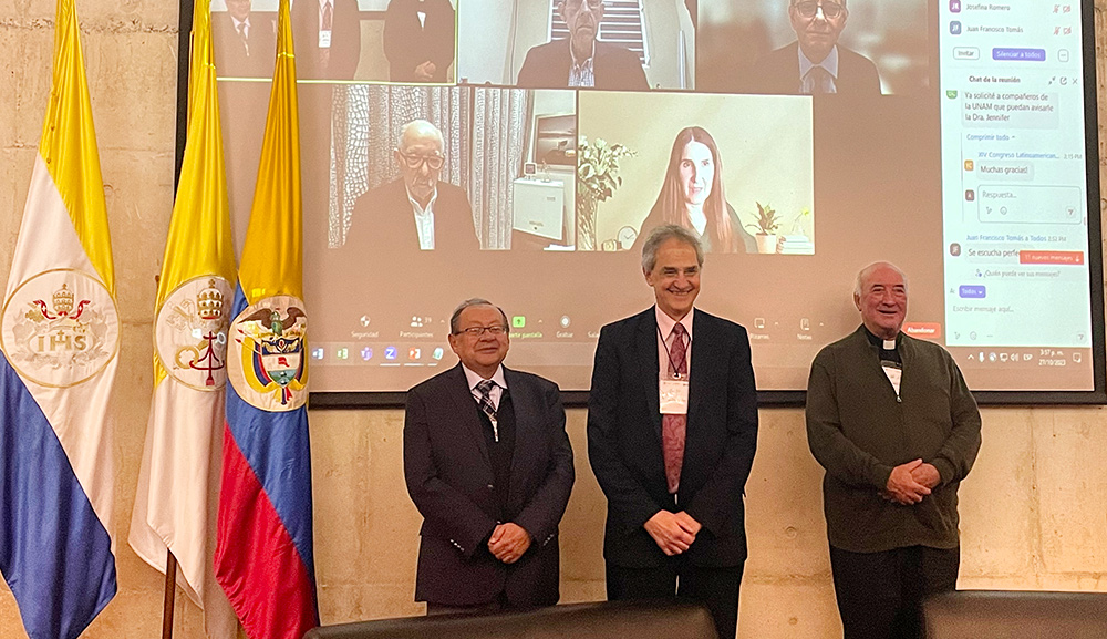 Dr. Gerardo Perazzo y el Dr. Antonio Cabrera