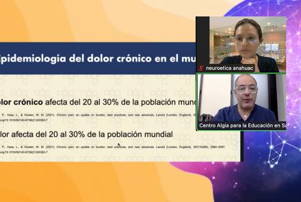El Dr. Alfredo Covarrubias presentó Microbiota y dolor crónico