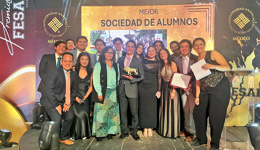 Reconocen a la Sociedad de Alumnos de la FCA Campus Sur en los Premios FESAL 2024-2025