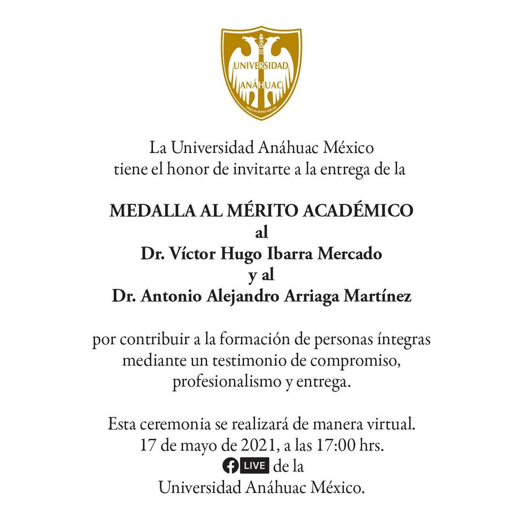 Medalla al Mérito Académico | Facultad de Ciencias Actuariales