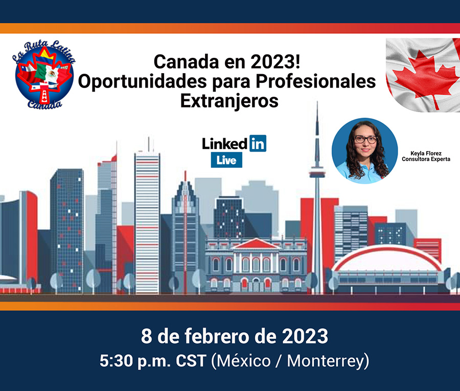 Flyer Oportunidades en Canada para profesionales extranjeros