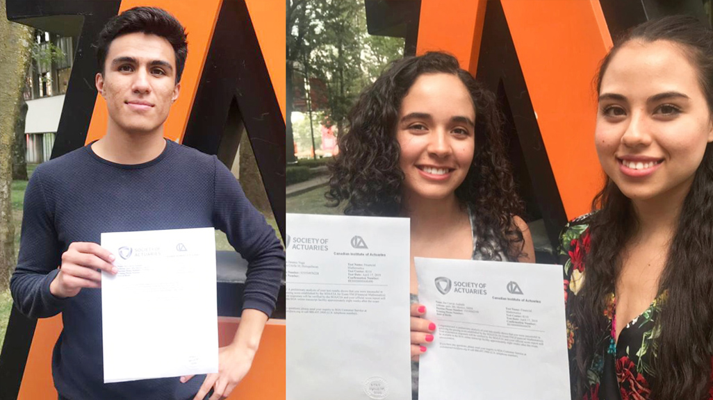 Alumnos de Actuaría aprueban examen de la SOA