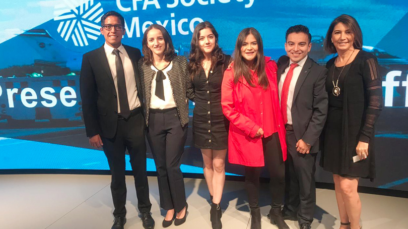 lumnos de Actuaría participan en competencia del CFA Institute Research Challenge 