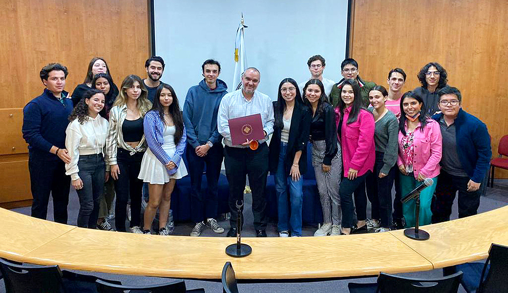 La Sociedad de Alumnos organiza Encuentro Actuarial con Fernando Belaunzarán