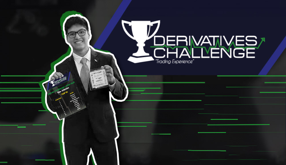 Nuestro alumno César Augusto Toro gana 3er lugar en el Derivatives Challenge-John Hull Award 