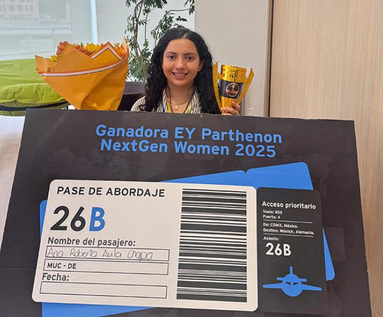 Ana Roberta Ávila gana la competencia local EY NextGen Women 2025