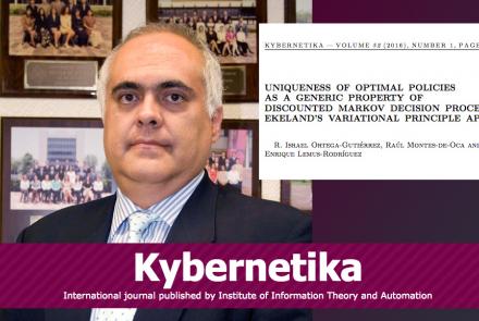 El artículo que hizo ganador al Dr. Enrique Lemus Rodríguez fue publicado en la revista Kybernetika por el Institute of Information Theory and Automation.