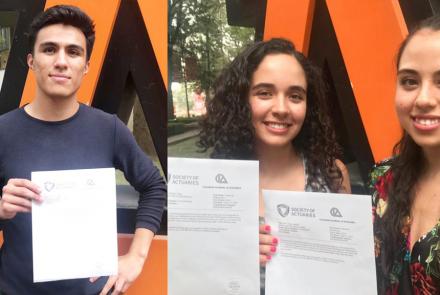 Alumnos de Actuaría aprueban examen de la SOA