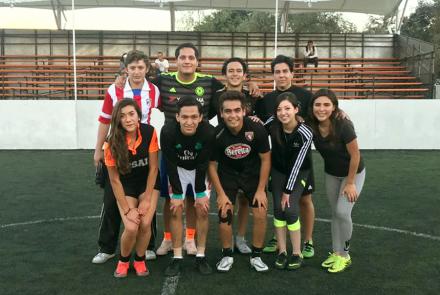 Alumnos de Actuaría obtienen el 1er lugar en torneo de futbol interno