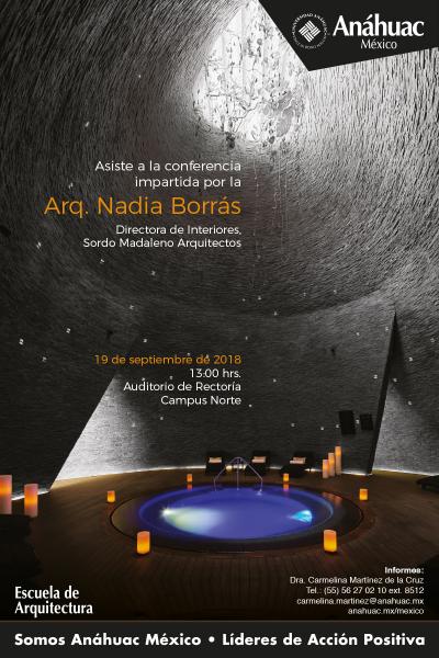 Conferencia Arq. Nadia Borrás
