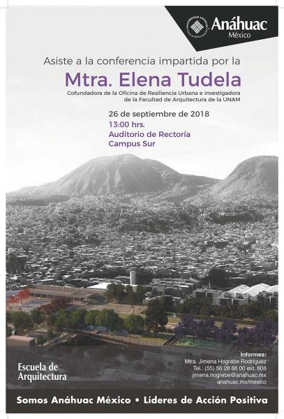 Conferencia Mtra. Elena Tudela