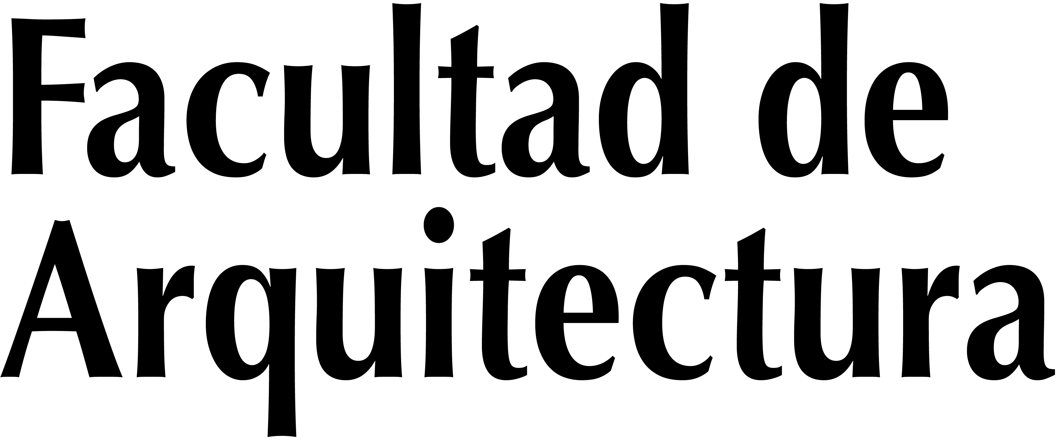 Facultad de Arquitectura