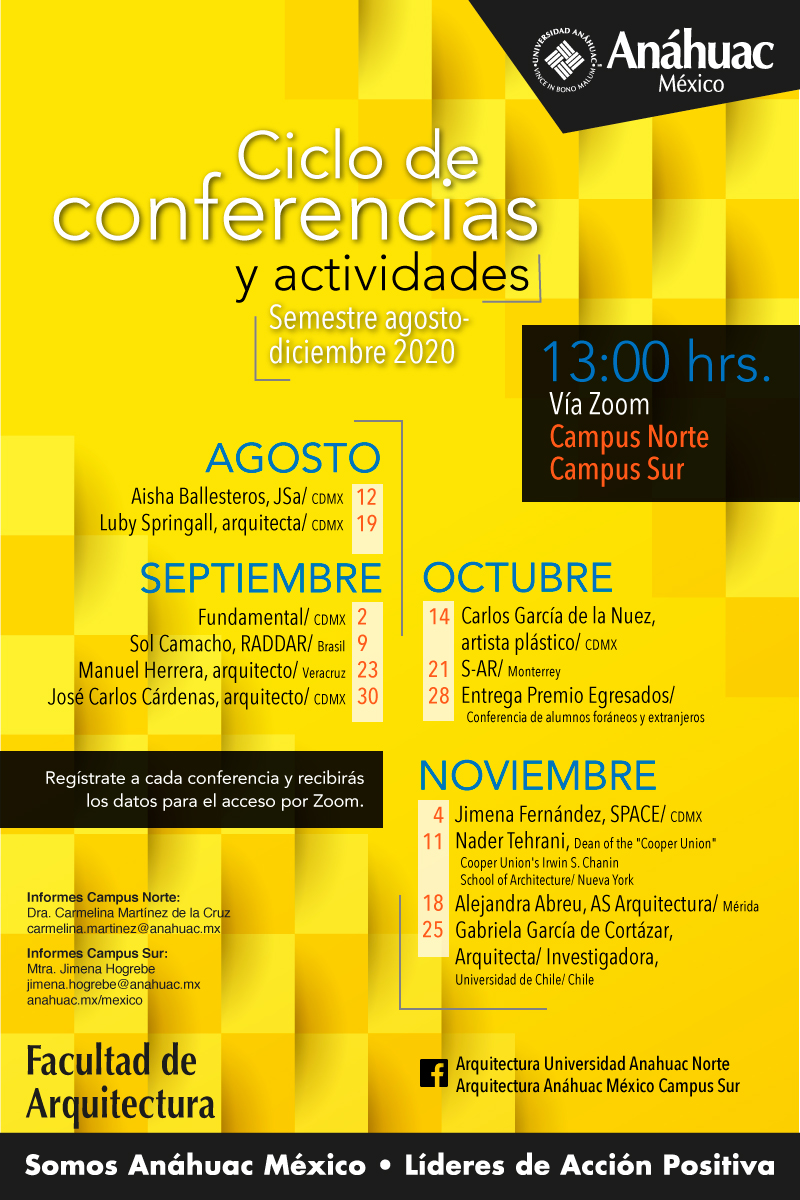 Conferencias agosto diciembre 2020