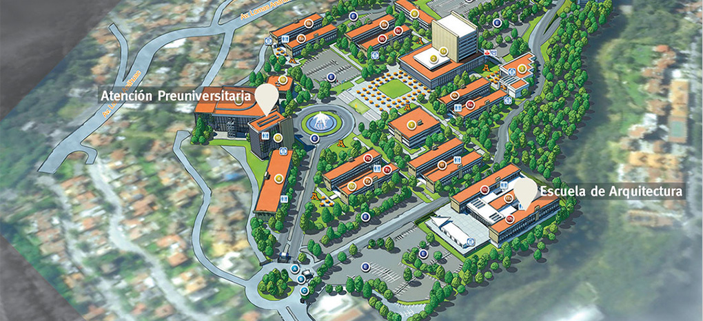 Mapa Anáhuac Campus Norte