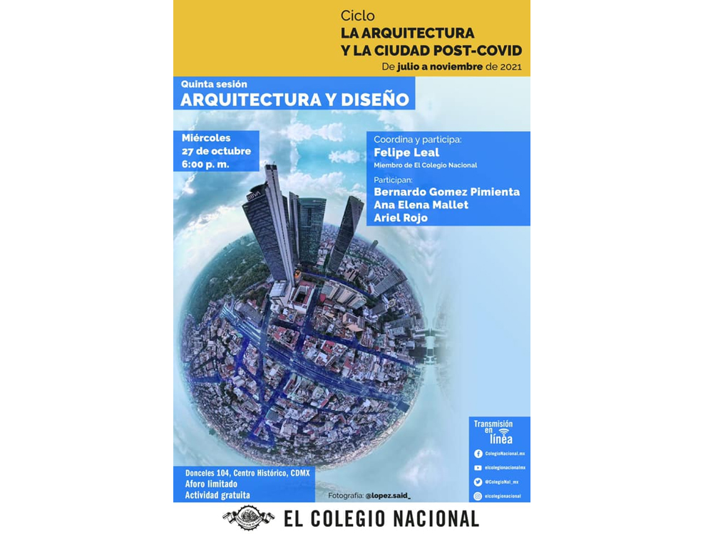 El doctor arquitecto Bernardo Gómez-Pimienta comparte un texto en el que realiza un análisis sobre la arquitectura y los cambios que ha traído la pandemia a la población de México y el mundo.