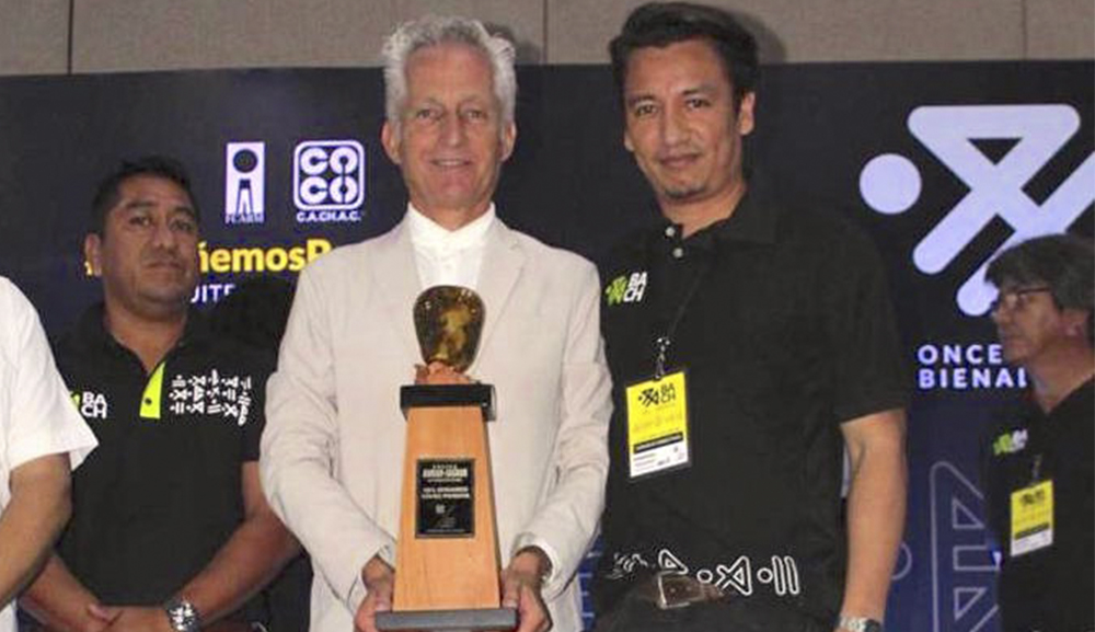 Reconocen trayectoria del Dr. Arq. Bernardo Gómez-Pimienta con la Presea Ámbar Jaguar de la Arquitectura 2019