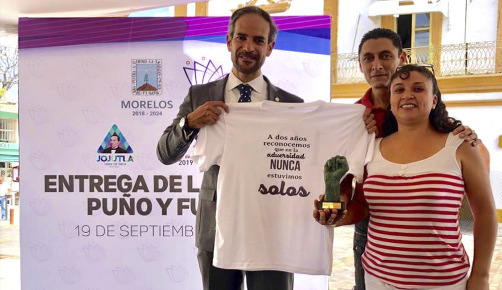 Destacan en Morelos el Proyecto Esperanza Jojutla con el reconocimiento “Puño y Fuerza”