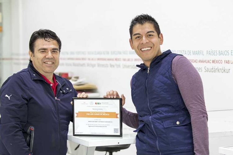 Inadem reconoce por tercer año consecutivo nuestro Fab Lab 