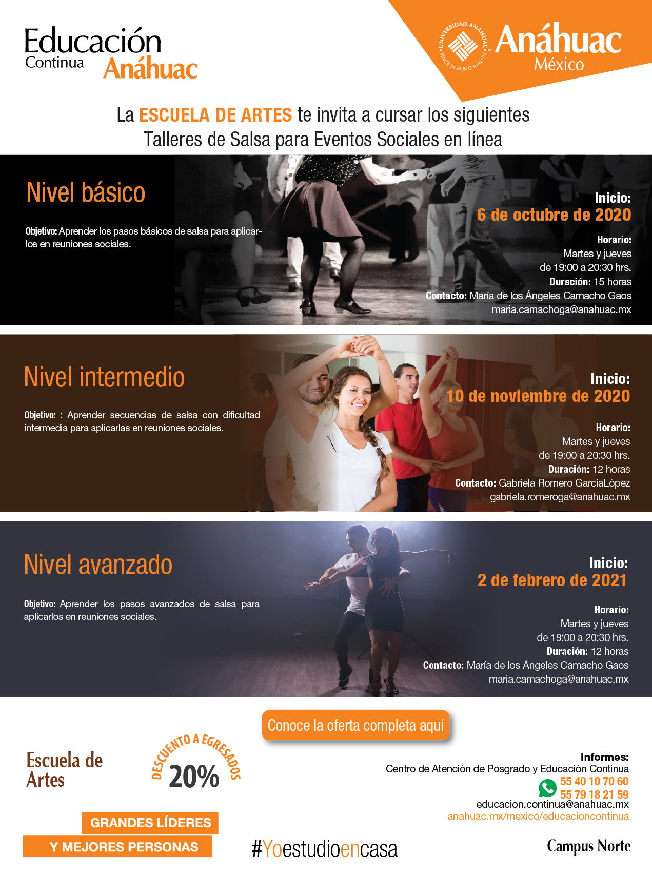 SALSA BÁSICO / INTERMEDIO / AVANZADO
