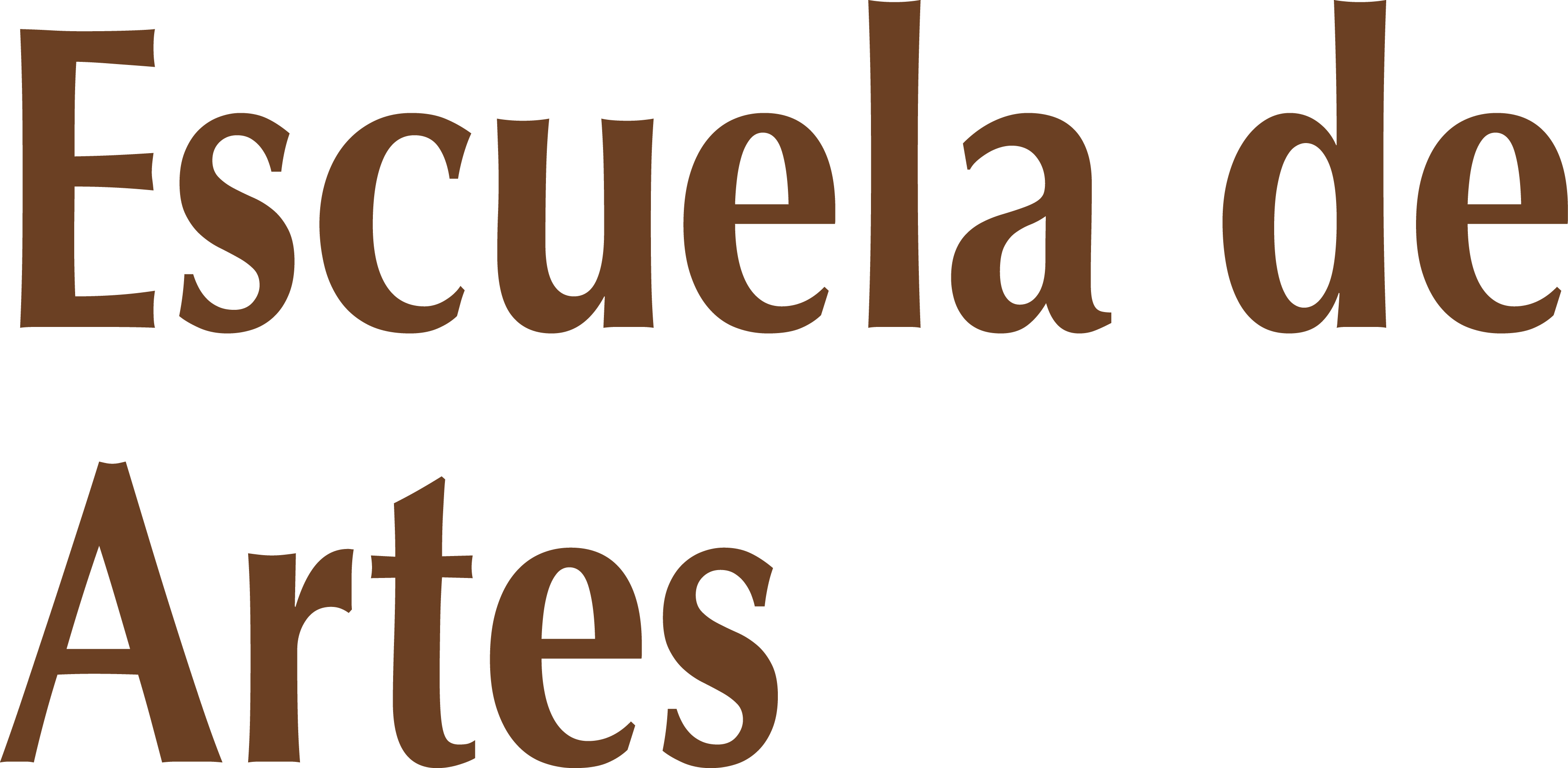 Logo de la Escuela de Artes