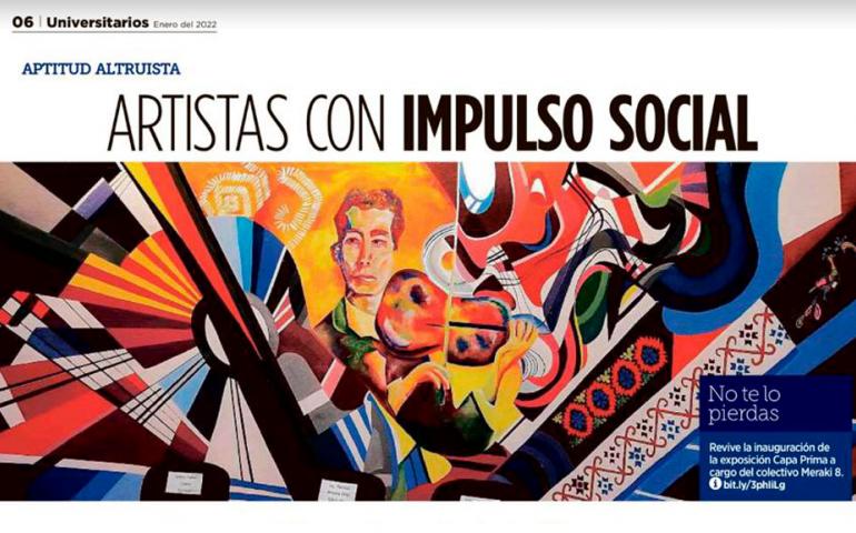 "Artistas con impulso social" por el Periódico Reforma 