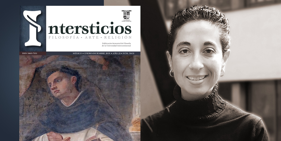 Académica de la Facultad de Bioética publica artículo en la revista Intersticios