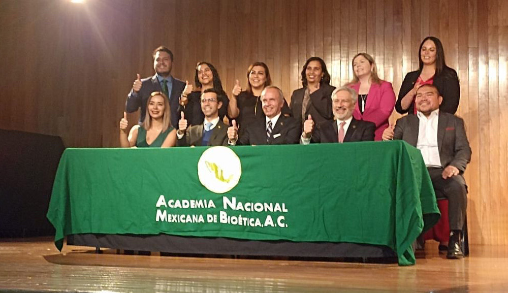Profesor de la Facultad de Bioética asume presidencia de la Academia Nacional Mexicana de Bioética, A.C.