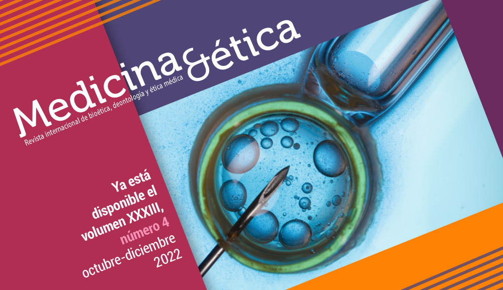 Ya está disponible el nuevo número de la revista Medicina y ética