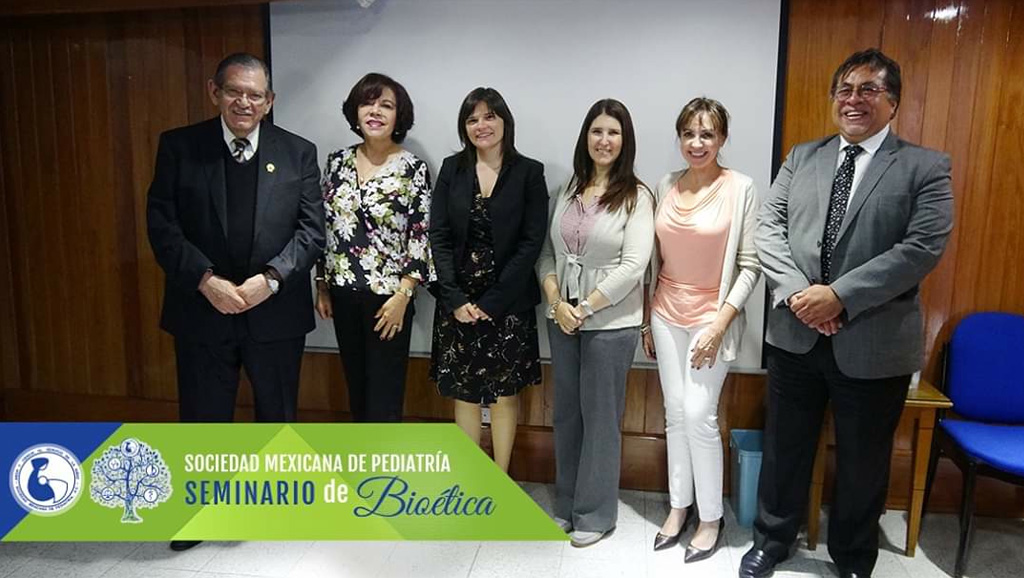 Profesores de la Facultad de Bioética participan en la sesión 11 del Seminario en Bioética de la Sociedad Mexicana de Pediatría, A.C.