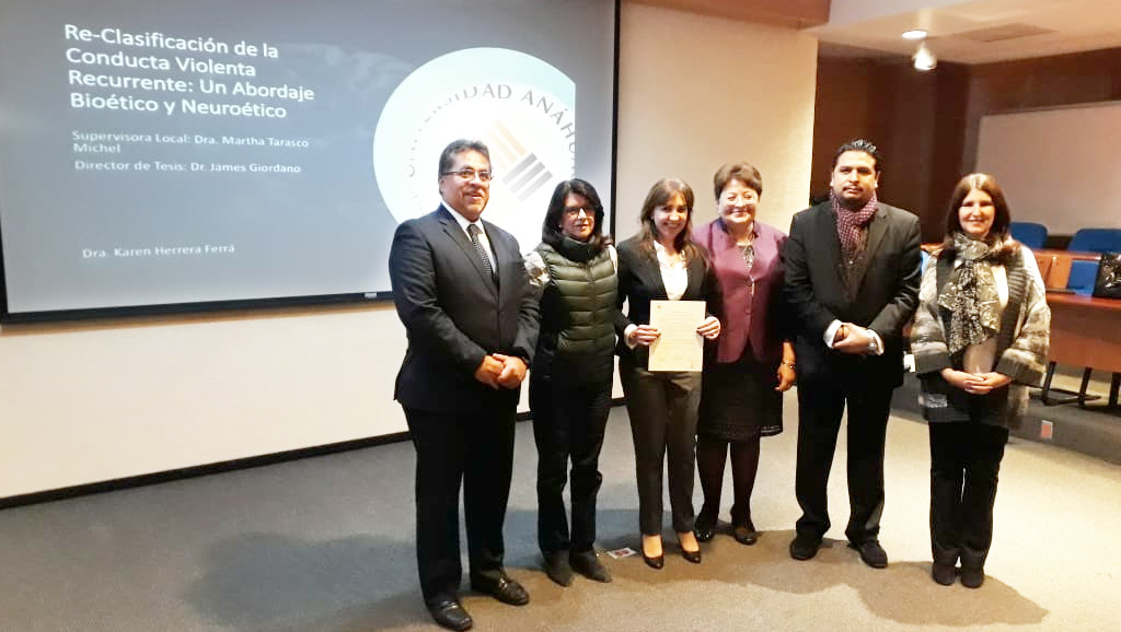 La Facultad de Bioética cuenta con una nueva Dra. en Bioética