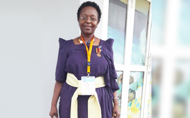 Our Student Eva Magambo was awarded the Golden Jubilee Medal