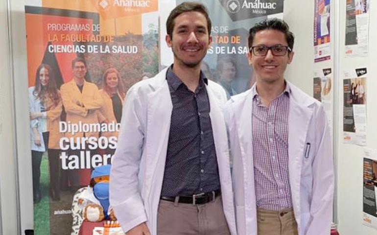 Dr. Karim Elías y el Dr. Alfonso Caballero