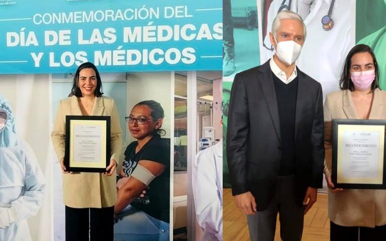 La Dra. Andrea Tortoriello recibe reconocimiento