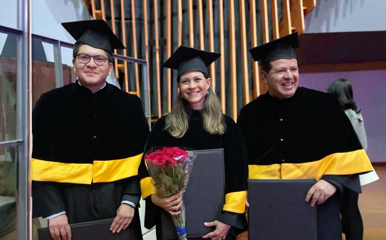 We congratulate the recently graduated Master's and PhD students