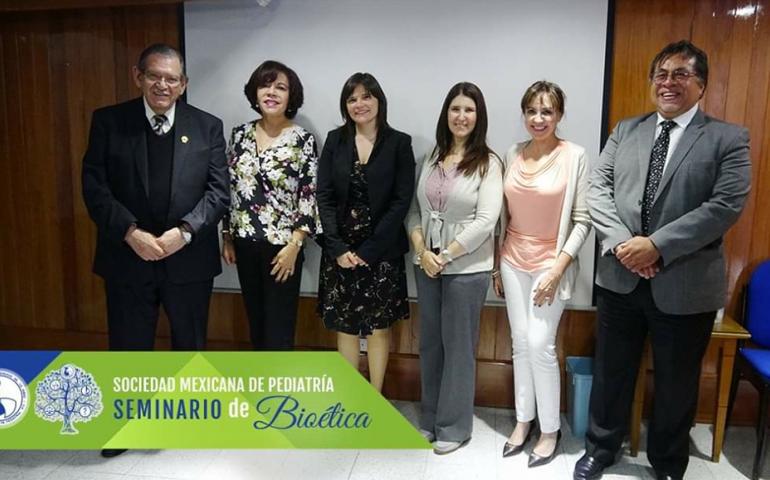 Profesores de la Facultad de Bioética participan en la sesión 11 del Seminario en Bioética de la Sociedad Mexicana de Pediatría, A.C.