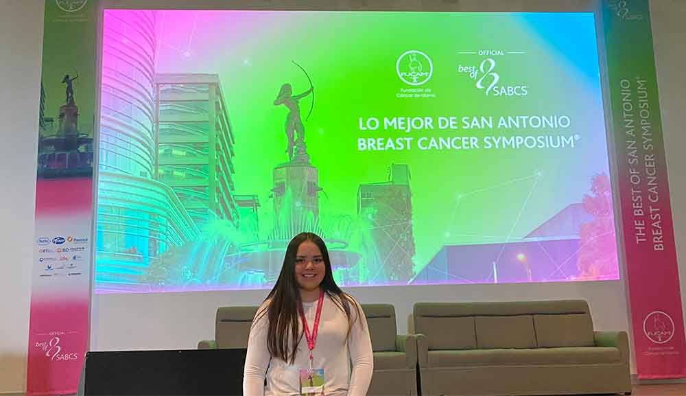 Alumna de Medicina colabora con el “Programa de mujeres jóvenes con cáncer de mama”