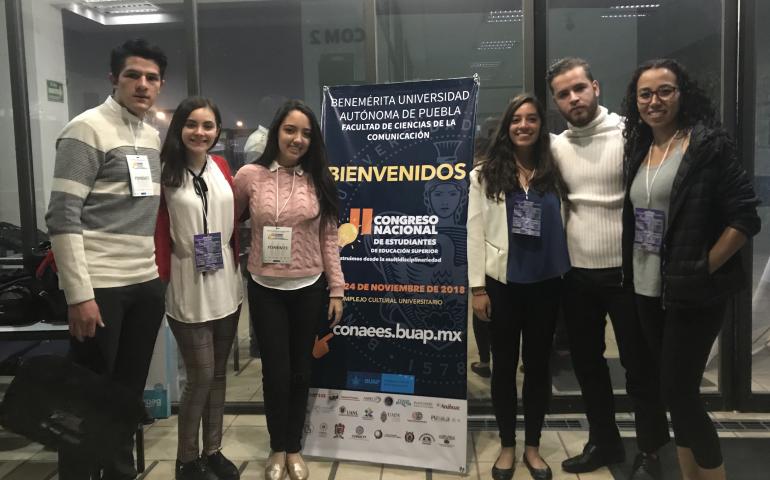 Estudiantes de Medicina participaron en el II Congreso Nacional de Estudiantes de Educación Superior con sede en la Benemérita Universidad Autónoma de Puebla.