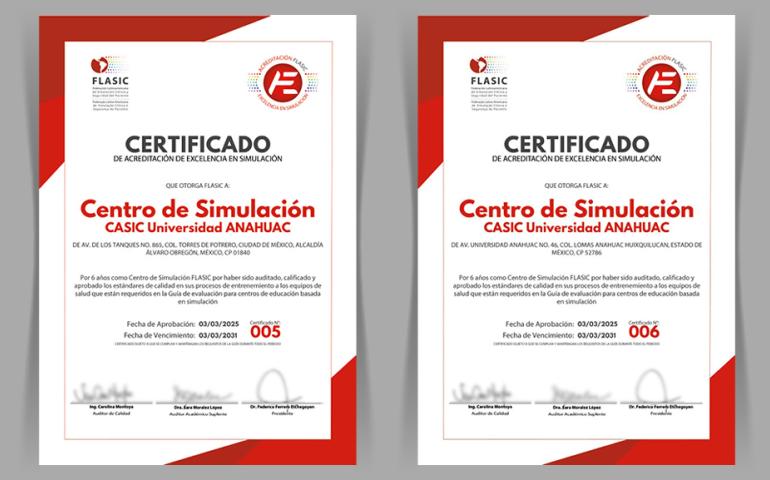 Acreditan a nuestra Universidad Anáhuac México por excelencia en simulación clínica