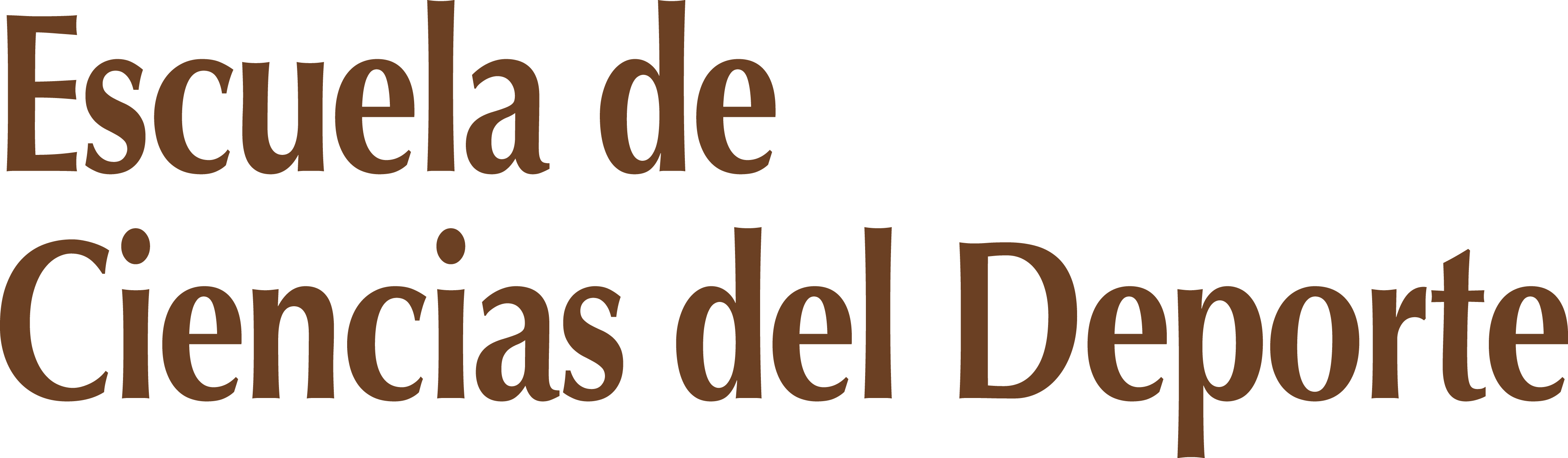 Logo Escuela de Ciencias del Deporte