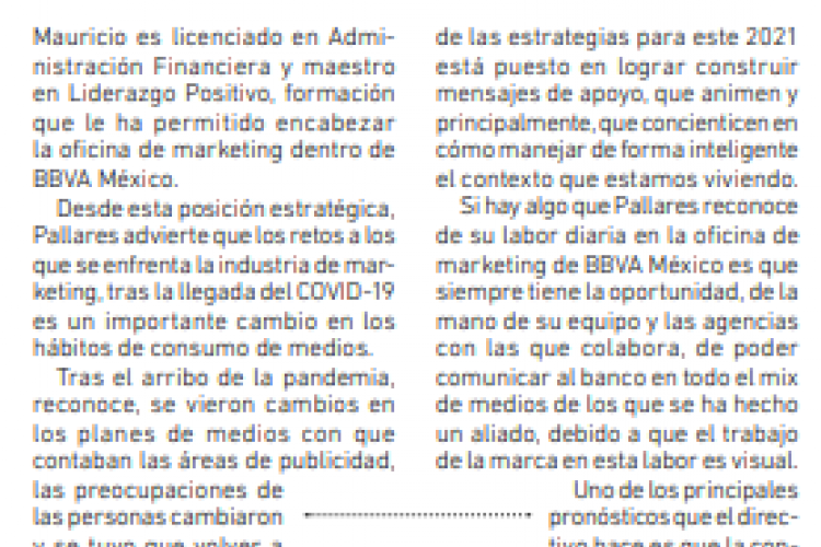 Mauricio Pallares, CMO BBVA México