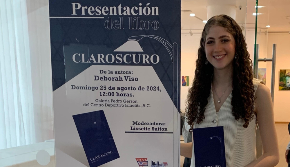 Deborah Viso, futura egresada de Comunicación, lanza su primer libro titulado Claroscuro