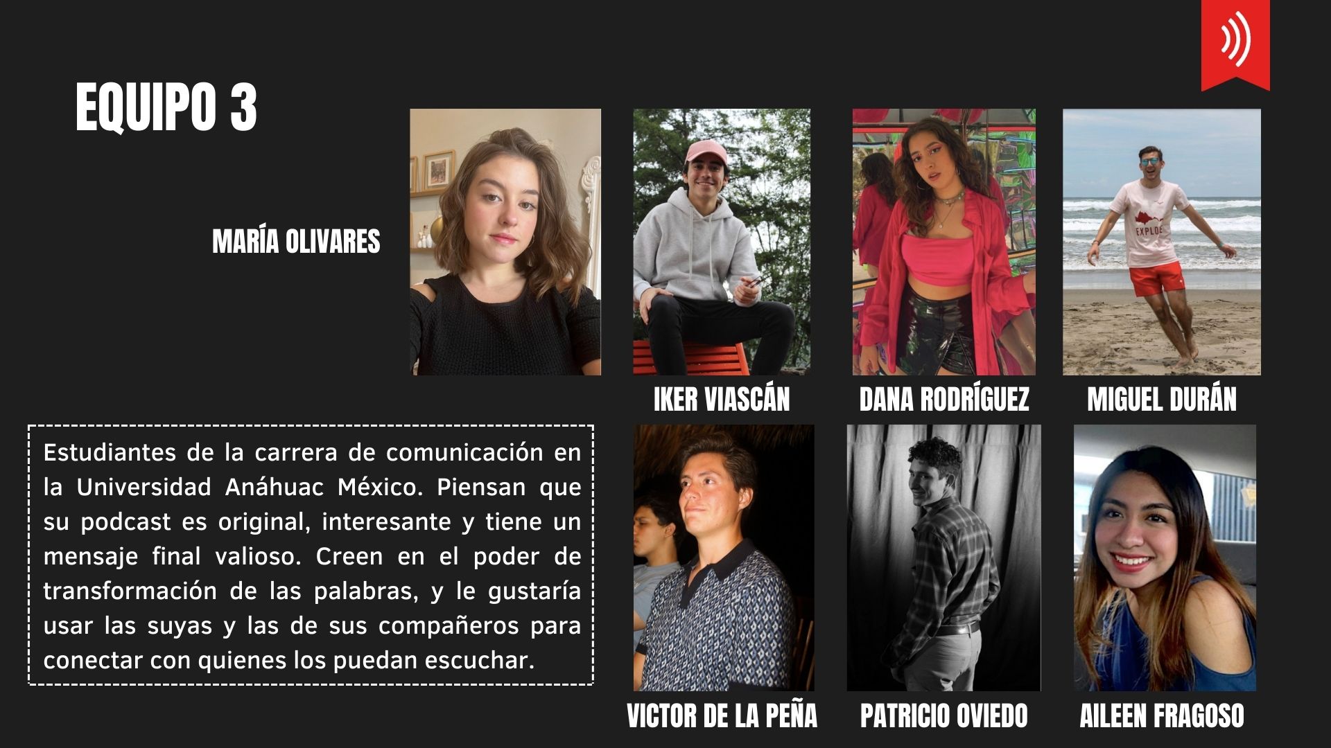 Alumnos de la Facultad de Comunicación ganan concurso de podcast