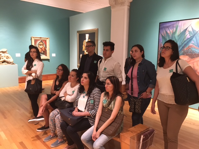 Alumnos de la Maestría en Dirección de Empresas de Entretenimiento visitan el Munal