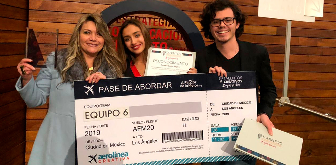 Alumnos de Comunicación ganan el concurso de Talentos Creativos - A favor de lo mejor
