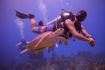 Juan Carlos Rodríguez, un comunicador que encontró su pasión en el buceo