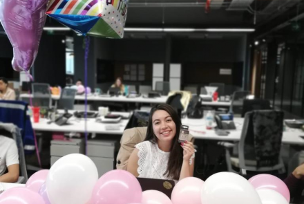 Katia Caballero Porras, una joven egresada experta en publicidad