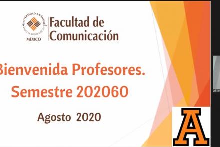 Damos la bienvenida a profesores de la Facultad de Comunicación