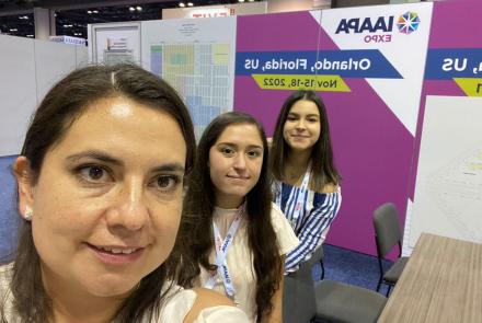 Alumnas de Dirección de Empresas de Entretenimiento, presentes en la IAAPA 