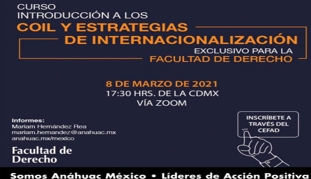 capacitación para docentes de Derecho sobre Internacionalización y COILS