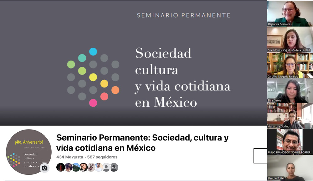Celebramos los cuatro años del Seminario Sociedad y Cultura y vida cotidiana en México